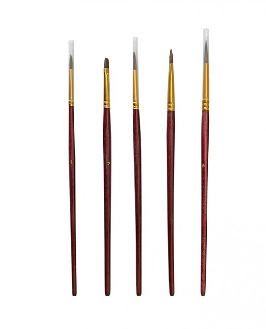 Teptukų rinkinys 6vnt. šuns plauko